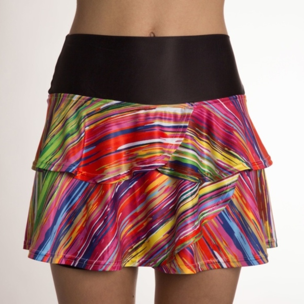 FAYE + FLORIE Pammy 4 Tier Tennis Skirt/Skort S